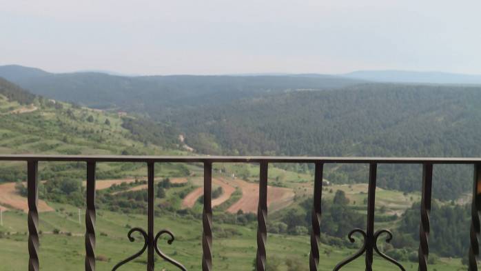 Vistas desde la habitación del Hostal Gudar